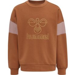 Bluza dziewczęca Hummel Betty. Brązowe bluzy dla dziewczynek Hummel, bez wzorów, bez ramiączek, bez kaptura. Za 203.50 zł.