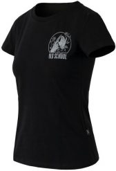 Helikon-Tex T-shirt damski Slim (Old school) - Czarny. Czarne t-shirty damskie HELIKON-TEX, bez wzorów, bez kołnierzyka. Za 90.09 zł.