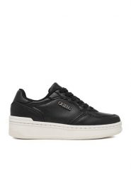 Guess Sneakersy EO-WEGG211W2026A Czarny. Czarne buty sportowe dziewczęce Guess, z aplikacjami, ze skóry, bez zapięcia. Za 249.99 zł.