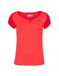 Koszulka dziewczęca Babolat Play Cap Sleeve Top czerwona 128. Czerwone t-shirty i topy dla dziewczynek BABOLAT, bez wzorów, z materiału, bez ramiączek. Za 79.00 zł.