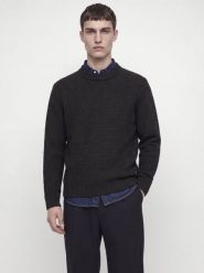 Jack & Jones sweter z dzianiny Mężczyźni szary, XL. Szare swetry przez głowę męskie Jack & Jones, m, bez wzorów, z dzianiny, bez kołnierzyka. Za 169.95 zł.