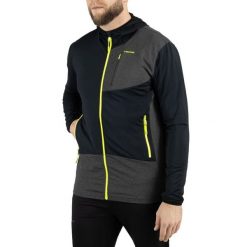 Bluza do biegania męska z kapturem Viking Tacoma Hoodie Man. Czarne bluzy męskie Viking, l, bez wzorów, z elastanu, z kapturem, do biegania. Za 199.90 zł.