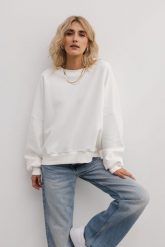 BLUZA JESS ECRU One size - Flawless. Bluzy damskie Flawless, s, bez wzorów, z bawełny, bez kaptura. Za 319.00 zł.