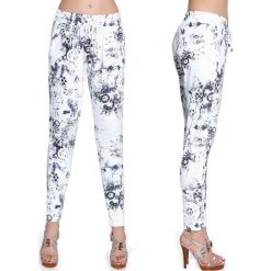 Bas-Bleu Spodnie damskie fitness Bas Black Melody białe r. M (BB220). Spodnie dresowe damskie marki Nike. Za 120.36 zł.