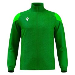 Bluza dresowa z pełnym zamkiem błyskawicznym Macron Prometheus. Zielone bluzy męskie Macron, l, bez wzorów, z dresówki, bez kaptura. Za 326.00 zł.