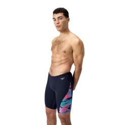 Kąpielówki męskie spodenki kąpielowe Speedo Allover V-Cut. Czarne kąpielówki męskie Speedo, m, bez wzorów, do pływania. Za 370.73 zł.