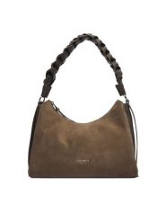 Coccinelle Torebka P6P Boheme Suede Bimaterial E1 P6P 13 03 01 Khaki. Brązowe torebki do ręki damskie Coccinelle, bez wzorów, ze skóry, bez dodatków. Za 1,599.00 zł.