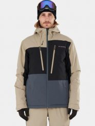 Kurtka Narciarska Męska Fundango Atlas Allmountain. Brązowe kurtki snowboardowe męskie Fundango, m, bez wzorów, z materiału, bez kaptura, narciarskie. Za 599.00 zł.