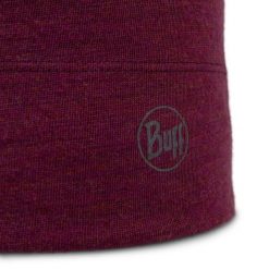 Czapka z wełny merino midweight. Czerwone czapki i kapelusze damskie Buff, na jesień, bez wzorów, z materiału. Za 149.90 zł.