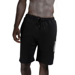 Krótka Lonsdale Fringford. Czarne krótkie spodenki sportowe męskie Lonsdale, bez wzorów. Za 215.50 zł.