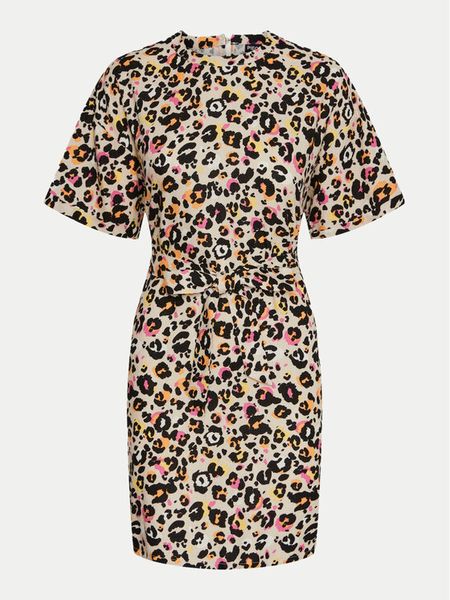 Pieces Sukienka codzienna Arlem 17149306 Beżowy Regular Fit. Brązowe sukienki damskie Pieces, na co dzień, xs, bez wzorów, z wiskozy, bez kołnierzyka, bez ramiączek, proste. Za 99.99 zł.