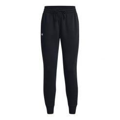 Długie Spodnie Dresowe Yoga Under Armour Rival Fleece Czarny. Białe spodnie dresowe damskie Under Armour, l, bez wzorów, z dresówki, na fitness i siłownię. Za 214.80 zł.
