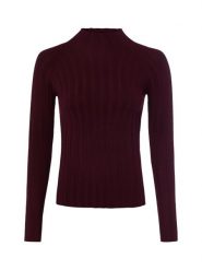 Marie Lund dzianinowa koszulka z długim rękawem Kobiety czerwony, XL. Czerwone t-shirty damskie Marie Lund, uniwersalny, bez wzorów, z dzianiny, eleganckie, bez kołnierzyka. Za 199.95 zł.