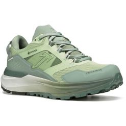 Buty trekkingowe damskie Tecnica Agate S Gtx. Zielone obuwie sportowe damskie TECNICA, bez wzorów, z materiału, trekkingowe. Za 826.00 zł.