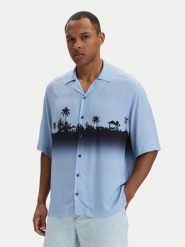 BOSS Koszula Lapisy_M 50559633 Błękitny Relaxed Fit. Niebieskie koszule męskie Boss, m, bez wzorów, z wiskozy, bez kołnierzyka, bez ramiączek. Za 549.99 zł.