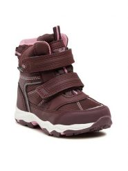 Leaf Śniegowce Silijan LSILJ101A Fioletowy. Fioletowe buty zimowe dziewczęce Leaf, z materiału, bez zapięcia. Za 369.99 zł.