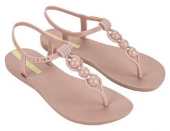Sandały damskie Ipanema Class Conecta. Czerwone sandały damskie Ipanema, bez wzorów, z gumy, bez obcasa, bez zapięcia. Za 82.00 zł.