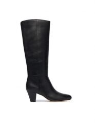 LAUREN RALPH LAUREN Kozaki Emrsyn Tl Hl Bo Tal 802P15714001 Czarny. Czarne kozaki damskie Lauren Ralph Lauren, ze skóry, bez obcasa, na słupku. Za 1,499.00 zł.