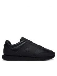 Calvin Klein Sneakersy Retro Run Lace Band Tmb Lth Mix HM0HM02447 Czarny. Czarne buty sportowe męskie Calvin Klein, ze skóry, bez zapięcia. Za 449.99 zł.
