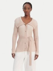 Liu Jo Sport Kardigan TA6116 MS55N Beżowy Regular Fit. Brązowe swetry damskie Liu Jo Sport, xs, bez wzorów, z syntetyku, sportowe, bez kołnierzyka, bez ramiączek, bez kaptura. Za 689.99 zł.