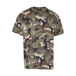 Męska Koszulka Camo Heavyweight Oversized T-shirt. Zielone t-shirty męskie Urban Classics, m, bez wzorów, bez kołnierzyka. Za 129.99 zł.