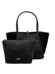 WITTCHEN Torebka 99-4Y-219-1 Czarny. Czarne torebki do ręki damskie Wittchen, bez wzorów, ze skóry, bez dodatków. Za 419.99 zł.