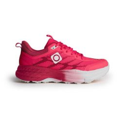 Uniseksowe, wielofunkcyjne buty techniczne DINUBA z 4-milimetrową przyczepnością. Czerwone trekkingi damskie IZAS. W wyprzedaży za 269.52 zł.