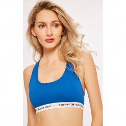 Tommy Hilfiger - Biustonosz. Różowe biustonosze Tommy Hilfiger, z bawełny. W wyprzedaży za 89.90 zł.