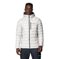 Kurtka sportowa męska Arctic Crest Down Hooded Jacket. Szare kurtki sportowe męskie Columbia, l, bez wzorów, z nylonu, trekkingowe. Za 899.99 zł.