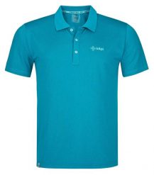 Męska koszulka polo funkcjonalna Kilpi COLLAR-M. Niebieskie koszulki polo męskie Kilpi, na lato, m, bez wzorów, z materiału, klasyczne, bez ramiączek. Za 124.00 zł.