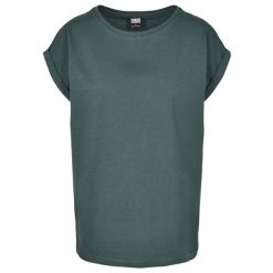 Damski T-shirt w dużych rozmiarach Urban Classic extended. Zielone t-shirty damskie Urban Classics, bez wzorów, bez kołnierzyka. Za 91.00 zł.