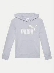 Puma Bluza Ess No. 1 Logo 684897 Błękitny Regular Fit. Niebieskie bluzy dla dziewczynek Puma, bez wzorów, z bawełny, bez ramiączek, bez kaptura. Za 89.99 zł.