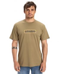 Koszulka z krótkim rękawem dla Mężczyzn EV SUN DAGGER. Brązowe koszulki sportowe męskie Quiksilver, m, bez wzorów, z bawełny, bez kołnierzyka, bez ramiączek, na fitness i siłownię. Za 109.90 zł.