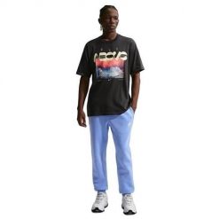 Koszulka sportowa męska Nike II3684045. Niebieskie koszulki sportowe męskie Nike, m, bez wzorów, z bawełny, bez kołnierzyka, bez ramiączek. Za 259.99 zł.