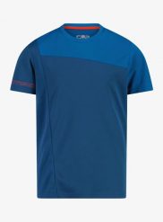Koszulka chłopięca CMP Blink T-Shirt. Niebieskie t-shirty dla chłopców CMP, bez wzorów, z materiału, bez ramiączek. Za 108.50 zł.