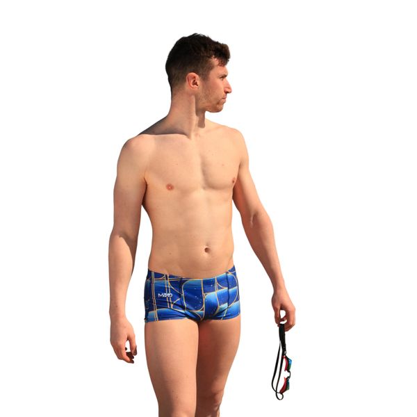 Kąpielówki Mako. Niebieskie kąpielówki dla chłopców MAKO, bez wzorów. Za 242.50 zł.