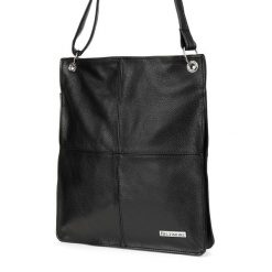 Czarna Damska Skórzana Na Ramię Torebka Beltimore Skóra 972. Czarne torby na ramię damskie bez wzorów, ze skóry, eleganckie, bez dodatków. Za 219.99 zł.