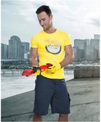 Ardon T-SHIRT z nadrukiem 95% bawełna, 5% elastan g/m czarny H9331 3XL. Czarne t-shirty męskie Ardon, m, bez wzorów, z bawełny, bez kołnierzyka. Za 22.87 zł.