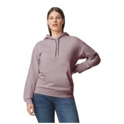 Bluza Z Kapturem Dla Dorosłych Unisex Softstyle Fleece Midweight. Fioletowe bluzy męskie Gildan, m, bez wzorów, z kapturem. Za 78.99 zł.