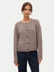 Vero Moda Kardigan Novah 10320496 Brązowy Regular Fit. Brązowe kardigany damskie Vero Moda, xs, bez wzorów, z syntetyku. Za 189.99 zł.