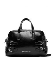 Karl Lagerfeld Jeans Torebka B1W30158 Czarny. Czarne torebki do ręki damskie Karl Lagerfeld Jeans, bez wzorów, z jeansu, bez dodatków. Za 769.99 zł.