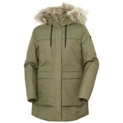 Parka dla kobiet Helly Hansen Coastal. Zielone kurtki snowboardowe damskie Helly Hansen, na zimę, bez wzorów, sportowe, bez kaptura. W wyprzedaży za 1,031.50 zł.