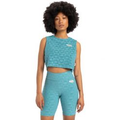 Szorty z elastyczną talią dla Kobiety TROPIC DAY CYCLIST Niebieski. Niebieskie szorty damskie Quiksilver, m, bez wzorów, z elastanu. Za 199.99 zł.
