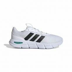 Sneakersy adidas Cloudfoam Flex. Białe buty sportowe męskie Adidas, bez zapięcia, do biegania, Adidas Cloudfoam. Za 179.00 zł.