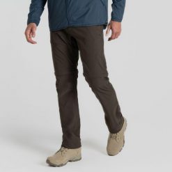 Spodnie turystyczne męskie Craghoppers NosiLife Pro Convertible Trouser III. Zielone spodnie sportowe męskie Craghoppers, m, bez wzorów, trekkingowe. Za 466.99 zł.