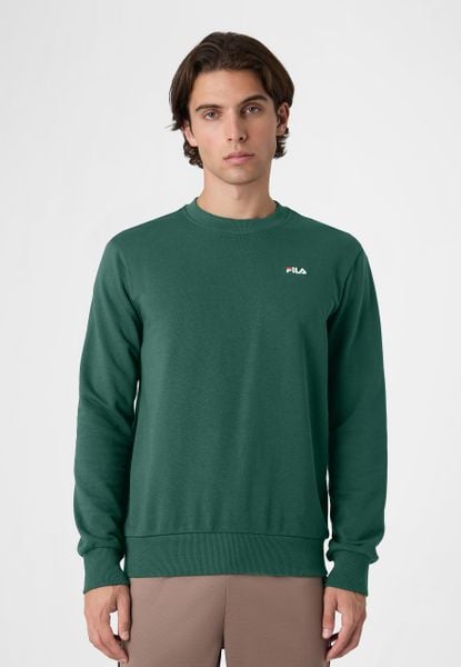 Bluza Fila Leverano. Zielone bluzy męskie Fila, s, bez wzorów, z materiału, bez kaptura, na fitness i siłownię. Za 215.70 zł.
