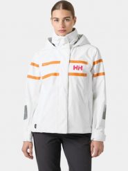 Kurtka Żeglarska Damska Helly Hansen W Salt Inshore. Białe kurtki damskie Helly Hansen, m, bez wzorów, z materiału, bez kaptura. Za 999.00 zł.