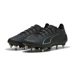 Buty piłkarskie unisex ULTRA 6 ULTIMATE MxSG PUMA. Czarne buty sportowe męskie Puma, bez zapięcia, do piłki nożnej. Za 667.99 zł.