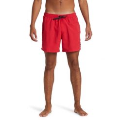 Szorty kąpielowe dla Mężczyzn EVERYDAY SOLID VOLLEY 15" Czerwony. Czerwone krótkie spodenki sportowe męskie Quiksilver, m, bez wzorów, z poliesteru. Za 129.00 zł.