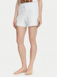 Guess Szorty materiałowe O6BD01 Z1148 Niebieski jasny Regular Fit. Niebieskie szorty damskie Guess, l, z aplikacjami, z materiału. Za 194.99 zł.